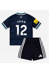 Newcastle United Malick Thiaw #12 Jalkapallovaatteet Lasten Vieraspeliasu 2026-27 Lyhythihainen (+ Lyhyet housut)